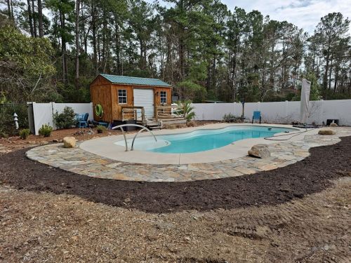  alt='We would 110% recommend Croatan Landscaping Company! First and foremost, Nate responded to my initial online inquiry'