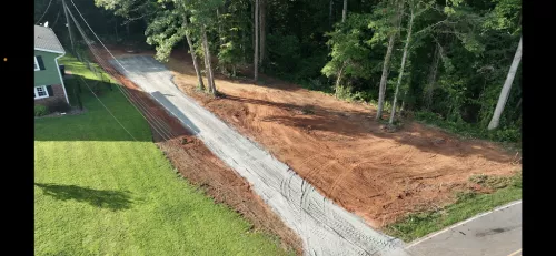 Elevated land management solutions did a great job leveling and expanding my parents driveway