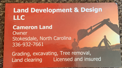  alt='Cameron was hired to perform various landscaping items around our house'