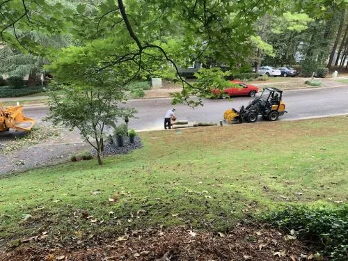 Roger and his team at Hill"s Tree Service did a fantastic job removing this beast of a pine tree